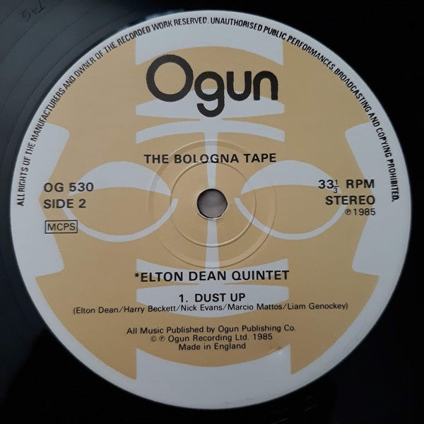 Elton Dean Quintet : The Bologna Tape (LP)