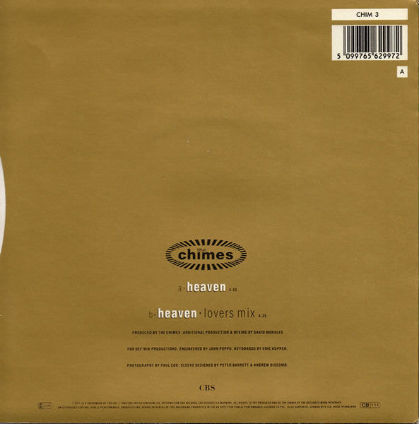 The Chimes : Heaven (7", Single, Mis)