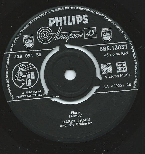 Harry James And His Orchestra : Stompin' At The Savoy / Flash (7", EP)