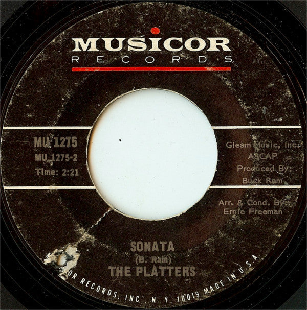 The Platters : Sweet, Sweet Lovin' / Sonata (7", Styrene)