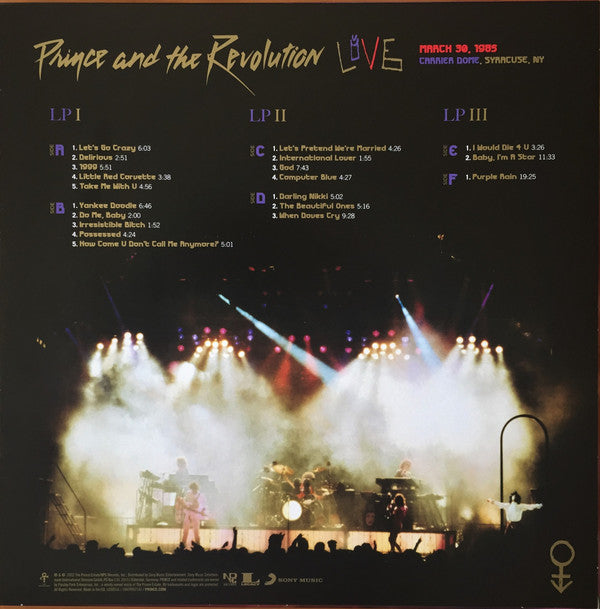 Prince And The Revolution : Live (3xLP, RE, RM, MRP + Box)