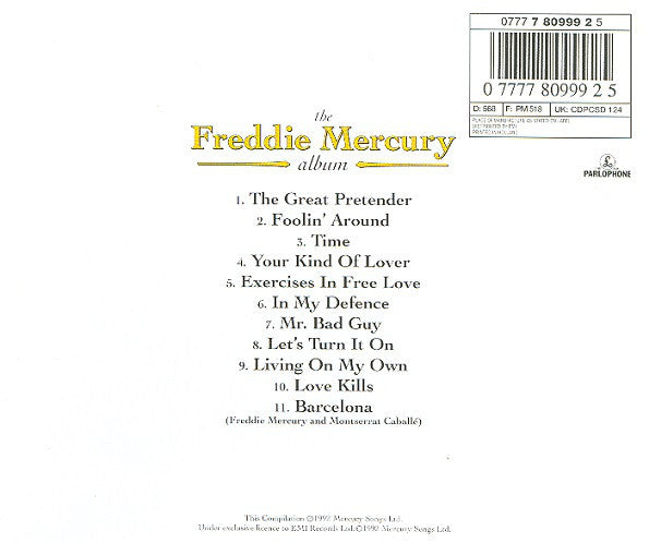 Freddie Mercury : The Freddie Mercury Album (CD, Comp, Ltd, S/Edition)