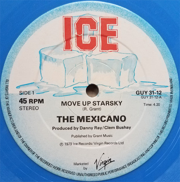 The Mexicano : Move Up Starsky (12", Single, Blu)