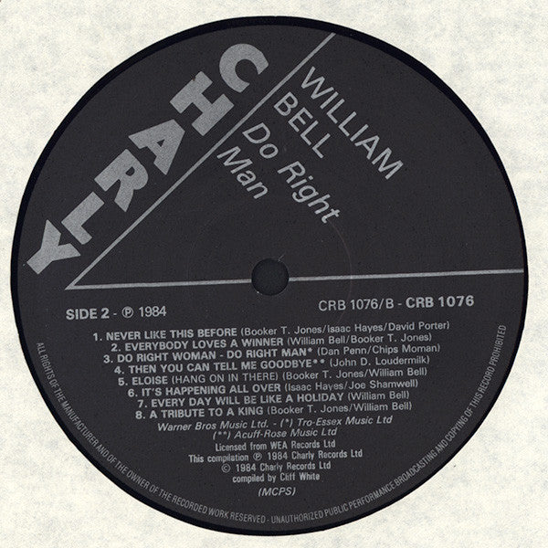 William Bell : Do Right Man (LP, Comp)