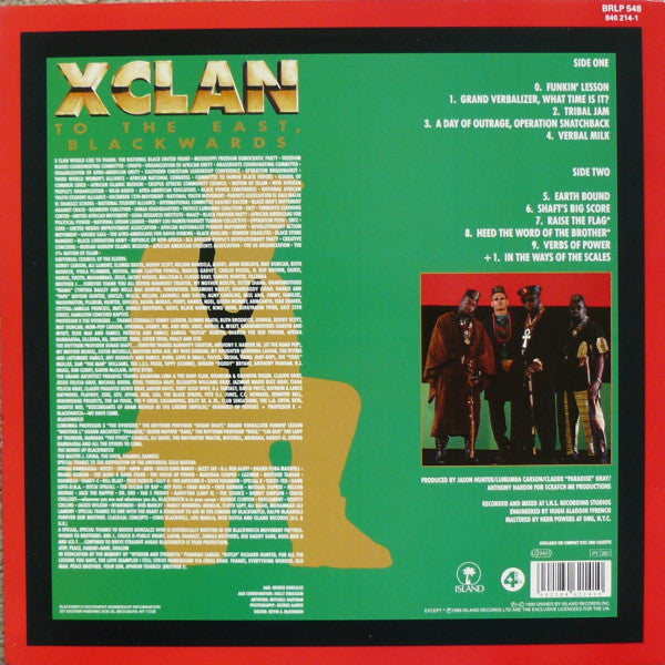 X-Clan : To The East, Blackwards (LP, Album)