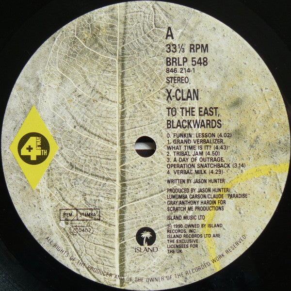X-Clan : To The East, Blackwards (LP, Album)