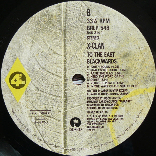 X-Clan : To The East, Blackwards (LP, Album)