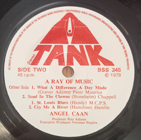 Angel Caan : A Ray Of Music  (7", EP)