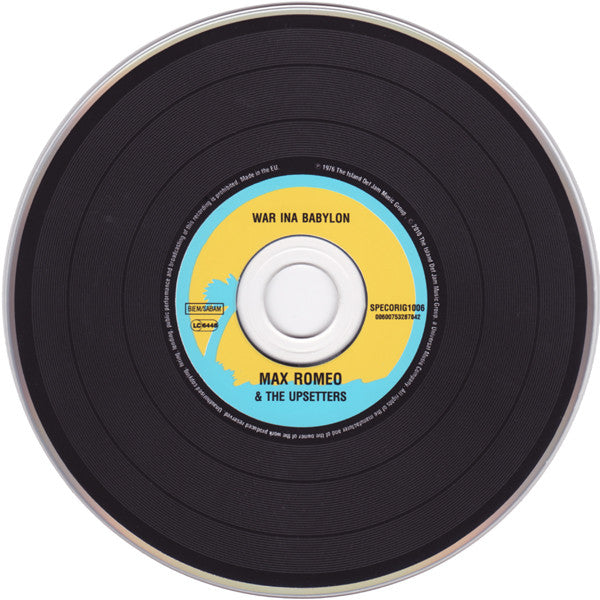 Max Romeo & The Upsetters : War Ina Babylon (CD, Album, RE)