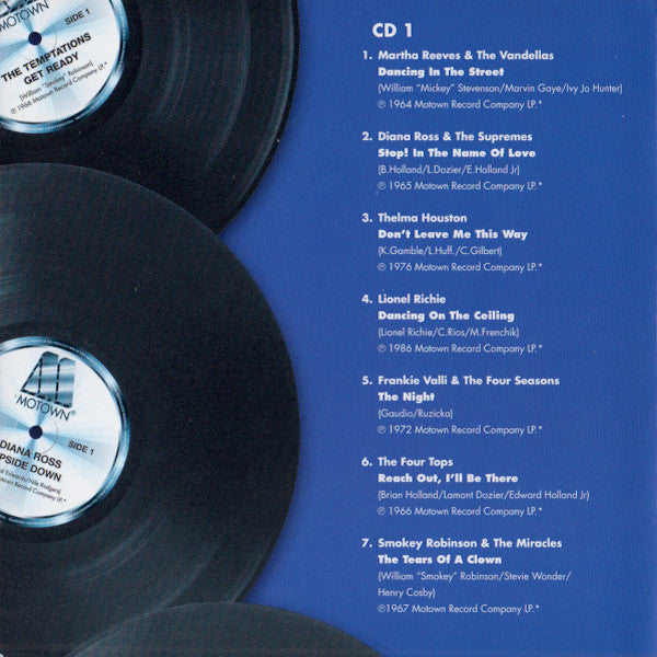 Various : Dancing In The Street - 43 Motown Dance Classics (2xCD, Comp)