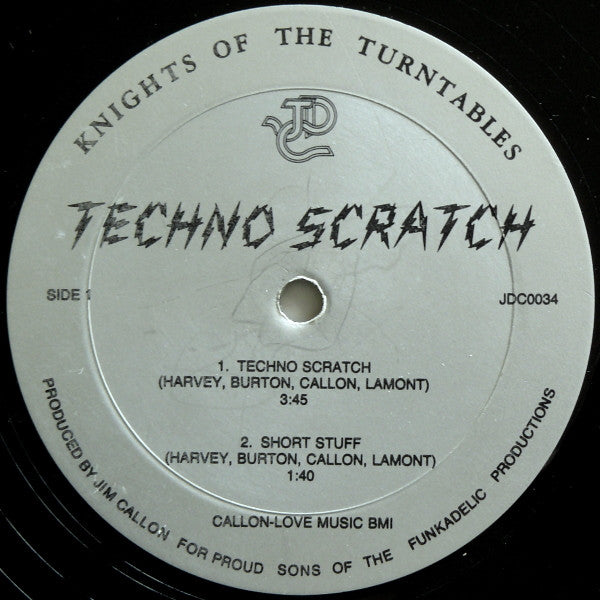Knights Of The Turntables : Techno Scratch (12")
