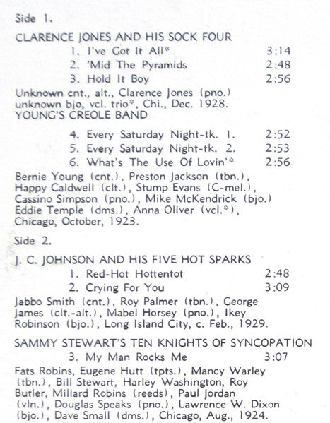 Various : Chicago Jazz 1923-1929 (LP, Comp)