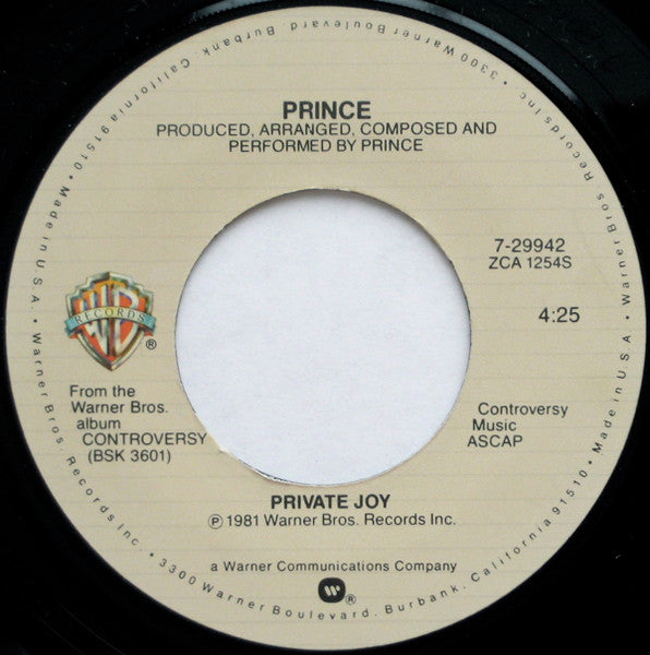 Prince : Do Me, Baby (7", Single, Win)