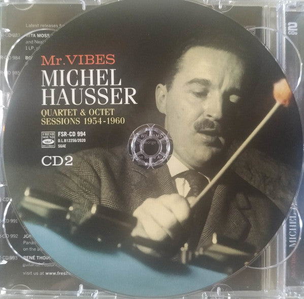 Mr. Vibes Michel Hausser Quartet* & Octet* : Quartet & Octet Sessions 1958-1960 (2xCD, Comp, RM)