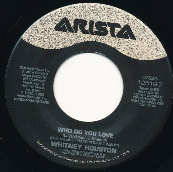 Whitney Houston : I'm Every Woman (7")