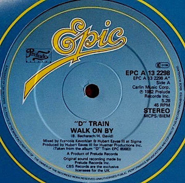 D-Train : Walk On By (12", Single)