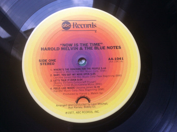 Harold Melvin And The Blue Notes : Now Is The Time (LP, Album, Ter)
