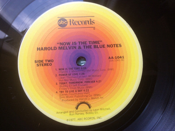 Harold Melvin And The Blue Notes : Now Is The Time (LP, Album, Ter)