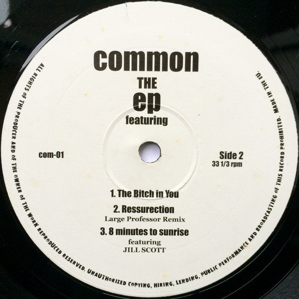 Common : The EP (12", EP, Unofficial)