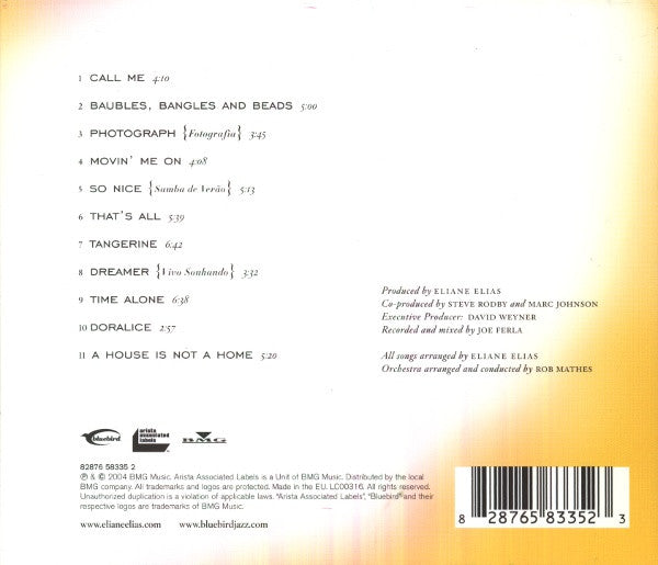 Eliane Elias : Dreamer (CD, Album)