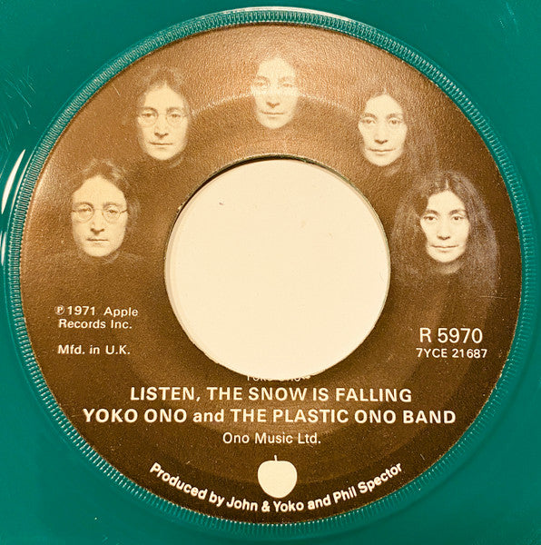 John Lennon & Yoko Ono, The Plastic Ono Band : Happy Xmas (War Is Over) (7", Single, Gre)