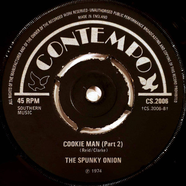The Spunky Onion : Cookie Man (7")
