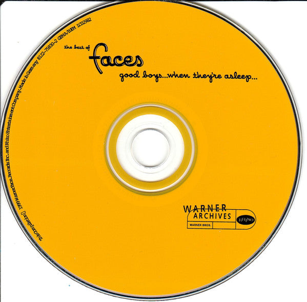Faces (3) : The Best Of Faces: Good Boys... When They're Asleep... (CD, Comp, RM, RP)