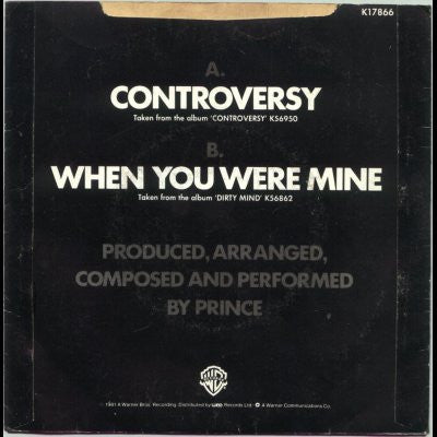 Prince : Controversy (7", Single)