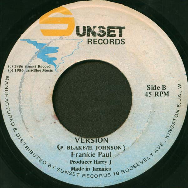 Frankie Paul : Dismal (7")