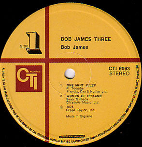 Bob James : Three (LP, Album)