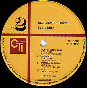 Bob James : Three (LP, Album)