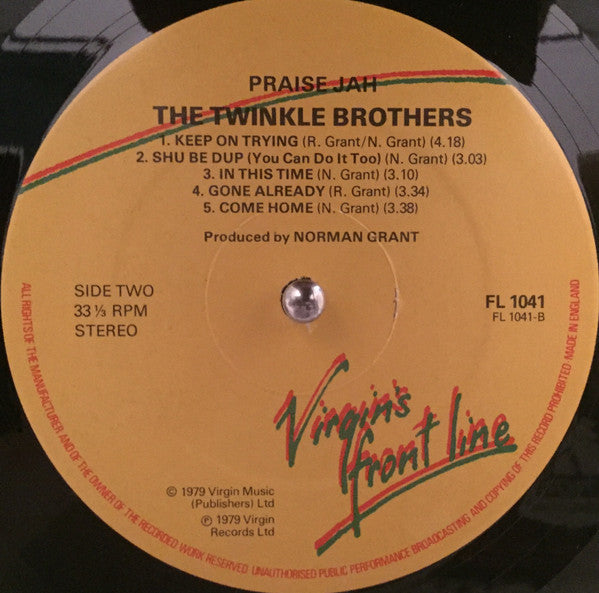 Twinkle Brothers : Praise Jah (LP, Album)