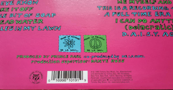 De La Soul : 3 Feet High And Rising (2xLP, Album, MP, RE)