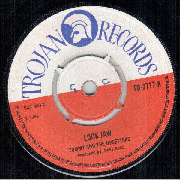 Tommy McCook And The Upsetters : Lock Jaw / My Desire (7", Single, 4 P)