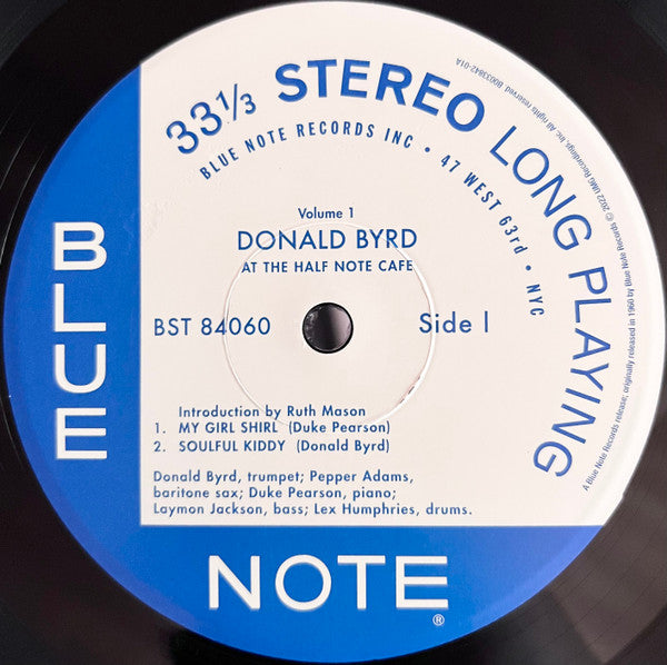 Donald Byrd : At The Half Note Cafe Volume 1 (LP, Album, RE, 180)