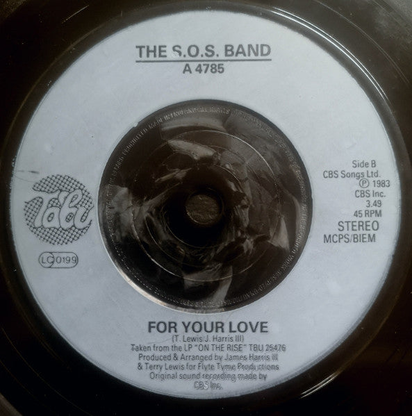 The S.O.S. Band : Weekend Girl (7", Single, Blu)