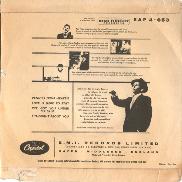 Frank Sinatra : Songs For Swingin' Lovers (Part 4) (7", EP)