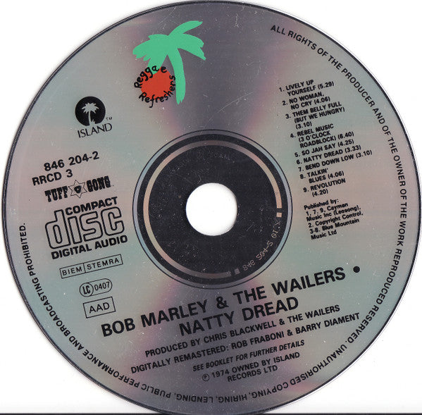 Bob Marley & The Wailers : Natty Dread (CD, Album, RE, RM)