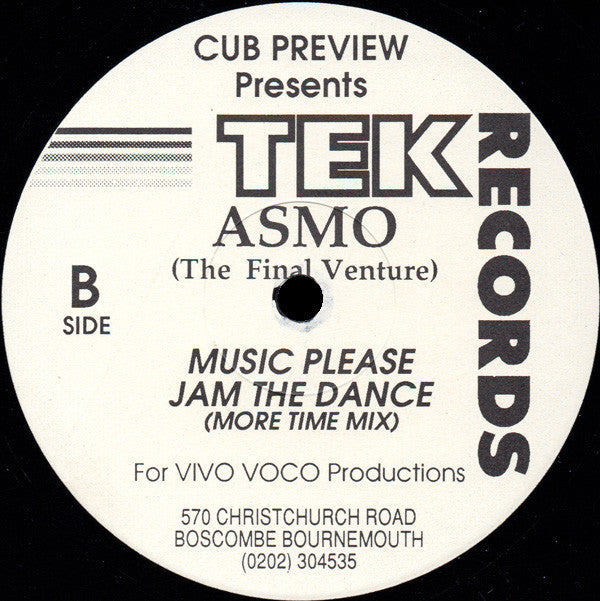Asmo : Jam The Dance (The Final Venture) (12")
