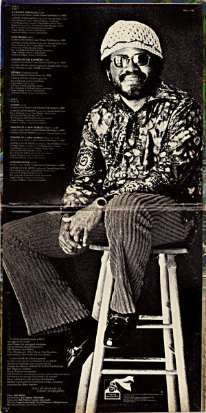 Lonnie Liston Smith And The Cosmic Echoes : Visions Of A New World (LP, Album, Ind)