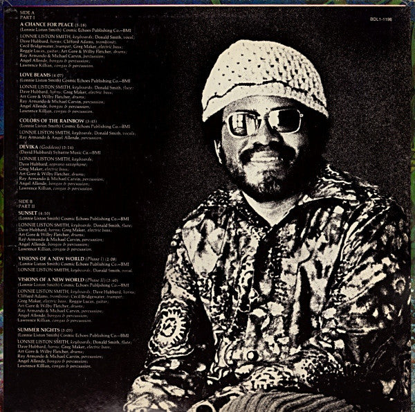 Lonnie Liston Smith And The Cosmic Echoes : Visions Of A New World (LP, Album, Ind)