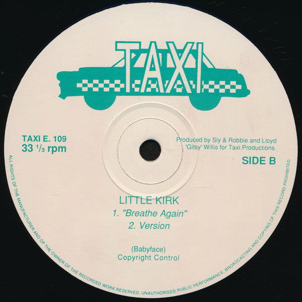 Beenie Man / Little Kirk : No Mama No Cry / Breathe Again (12")