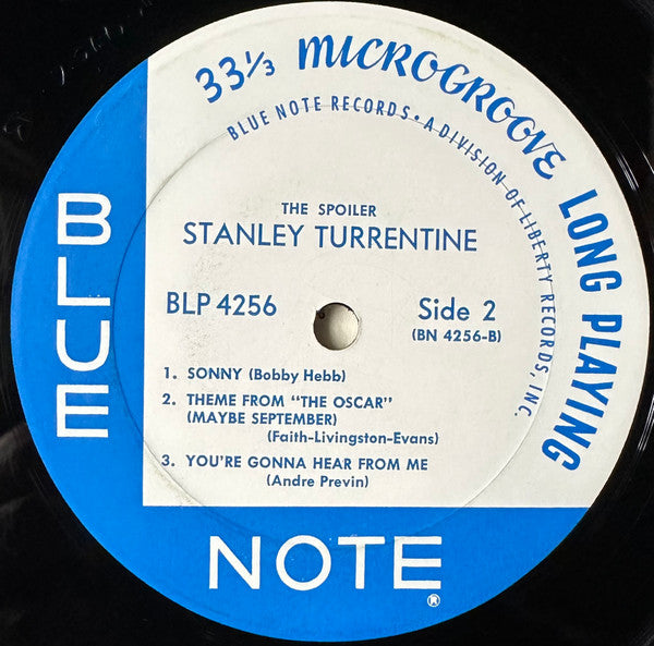Stanley Turrentine : The Spoiler (LP, Album, Mono)