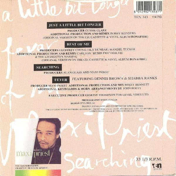 Maxi Priest : The Maxi Priest E.P (7", EP)