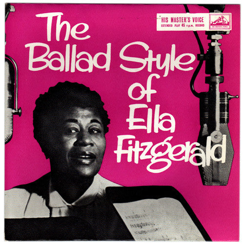 Ella Fitzgerald With Frank De Vol And His Orchestra : The Ballad Style Of Ella Fitzgerald (7")