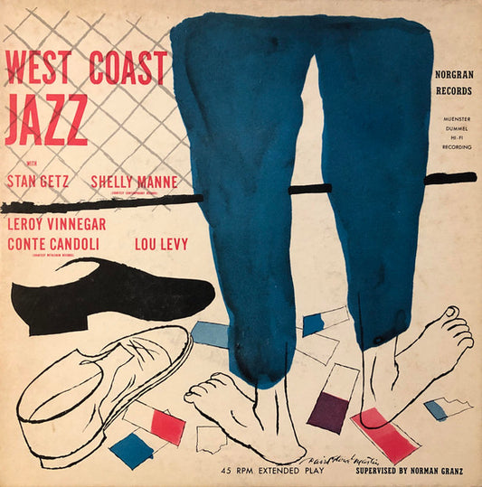 Stan Getz, Shelly Manne, Leroy Vinnegar, Conte Candoli, Lou Levy : West Coast Jazz #3 (7", EP)
