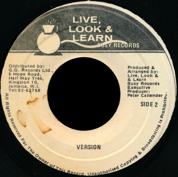 Barrington Levy : M 16 (7")