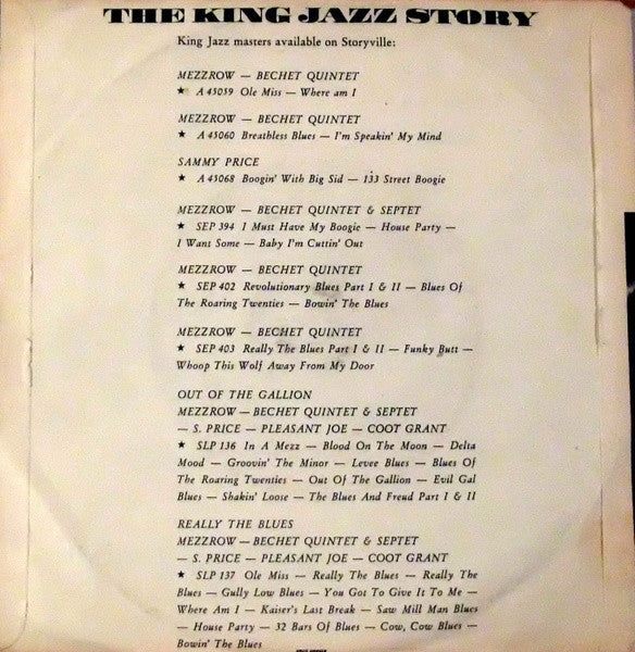 The Mezzrow-Bechet Quintet : Ole Miss / Where Am I (7", Single)