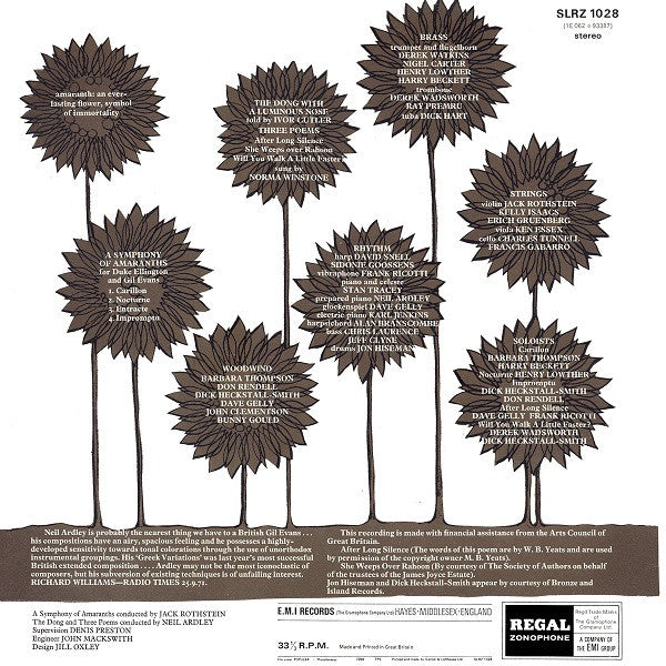Neil Ardley : A Symphony Of Amaranths (LP, Album)