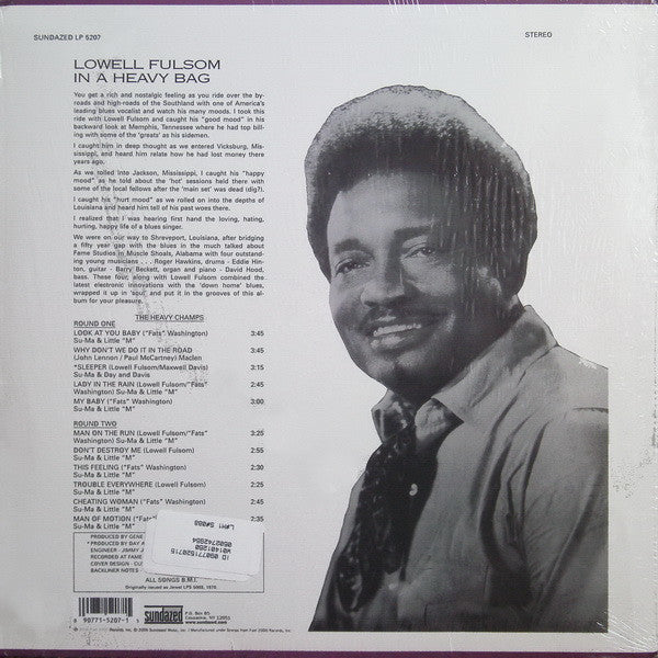 Lowell Fulson : In A Heavy Bag (LP, Album, RE)